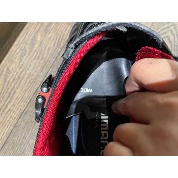 Shimano Cycling Shoes SH-MO88L Mountain Bike Trail Size US 14.2, EU 50 black red - Picture 8 of 16